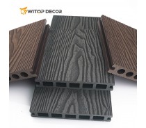 China 3D Embossing Wood Plastic Composite Decking WPC Boards