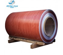 Wood grain PVDF coil aluminum coil width 250 mm
