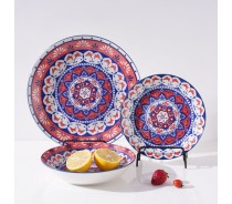 New design pad printing porcelain dinnerware set