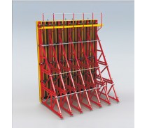 Protection wall concrete pouring single side climbin