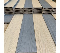 Composited decking wood plastic panel with factory price