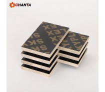 1220x2440mm 18mm Black Film Marine Board Shuttering Plywood