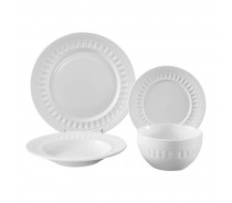 Customized Embossed Ceramic Dinnerware Set