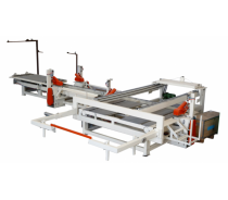 High precision automatic plywood trimming saws