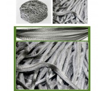 Fast Delivery Metallic Conductive Yarn 100% Silver Fiber