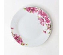 Hot sale delicate flowers design ceramic dinner plate