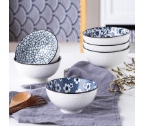 Japanese Porcelain Bowl Ceramic Dinnerware Set