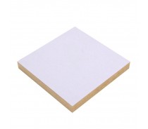 18mm 1220x2440mm White Face Melamine MDF Board for Furniture