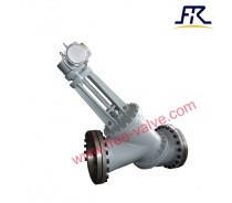 Flange end  Connection Y Pattern Type Globe  Slurry valve