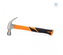 Claw hammer with plastic handle