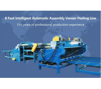 8 Feet Intelligent Automatic Assembly Veneer Peeling Line