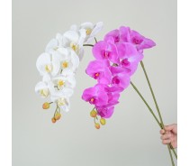Silk Butterfly Orchids Plant Real Touch White Phalaenopsis