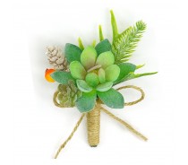 High Quality Succulent Plant Handmade Corsage