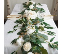 Desktop Table Flower Decoration Table Runner