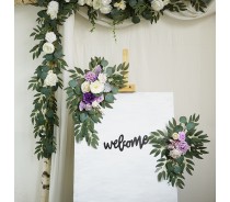 Silk Peony Roses Home Welcome Flowers