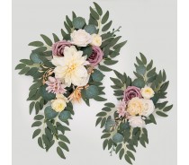 Custom Wedding Party Welcome Sign Background Flower