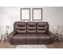 Modern Style Brown Upholstered Sofa