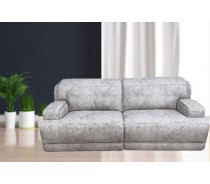 European Style White Upholstered Sofa