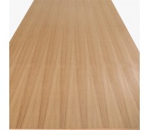 3.6mm natural face teak plywood with red hardwood core