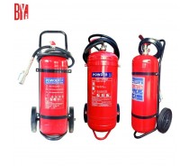 Wheeled powder fire extinguisher 25kg