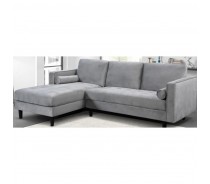 Grey Fashion Living Room Soft Sofa