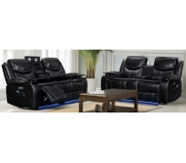 Classic Leather Electric Combined Sofa
