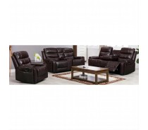 Classic Leather Intelligent Double Recliner Sofa