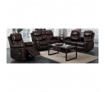 Superior Leather 1 To 3 Power Recliner Sofa