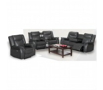 Double Leather Music Power Sofa