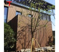 Exterior fluted wall panel