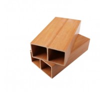 High Quality Indoor Wpc Timber Tube Decorative Plastic