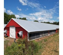 Galvanized poultry house