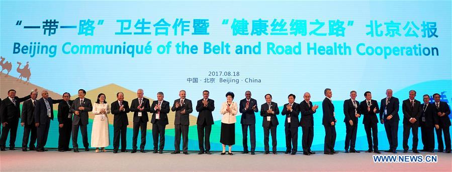 CHINA-BEIJING-BELT AND ROAD-HEALTH COOPERATION-MEETING (CN)